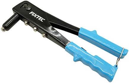 Fixtec Hand Riveter (2.4-4.8mm) / Rivet Gun with Heavy Duty Rivet Heads and Wrench