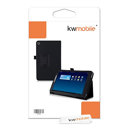 kwmobile Hülle für MediaPad T1 8.0 / Honor T1 – Tabletcover Slim Case Tablet Schutzhülle – Smart Cover Tabletcase Schwarz - 7