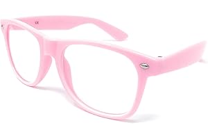 WS UK Kids Clear Lens Glasses with UV400 Protection - Unisex