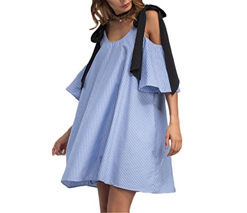 vertical striped summer dress