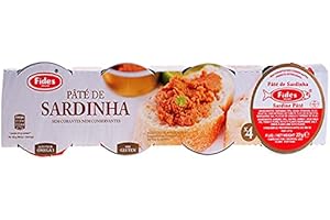 Fides Portugaise Delicious Sardine Pate, Pack of 4x 22g Imported By Vestemfashion