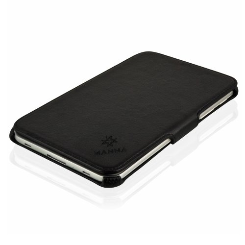 Manna Samsung Galaxy Tab 2 7.0 WiFi 3G P3100 P3110 Mini Case | Ultra flaches Etui Tasche Cover Hülle Schutzhülle mit Standfunktion aus PU-Leder - 2