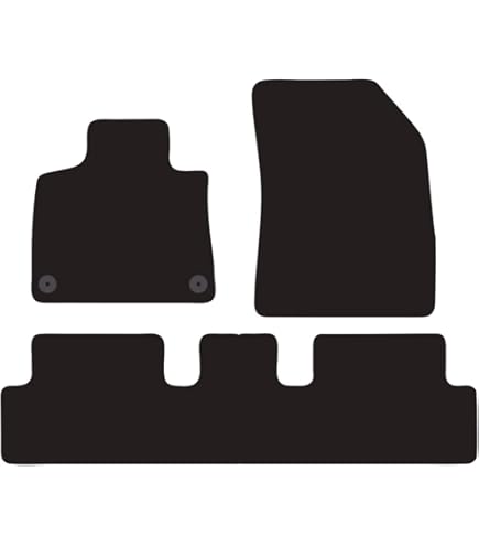 MTM Tappetini Auto In TPE Per Citroen C4 (dal 10/2022, Restyling 2025) - Set 4 Pezzi A Vaschetta, Bordi Rialzati, Antiscivolo, Fissaggi Inclusi - 2