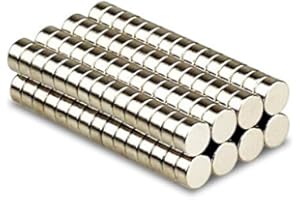 Magnetastico | Lot de 100 aimants néodymes N52 Disque 6x2 mm| Magnet de réfrigérateur Aimant neodyme pour Tableau d’Affichage Aimant puissant Permanent Magnet pour Tableau interactif Mini aimant frigo