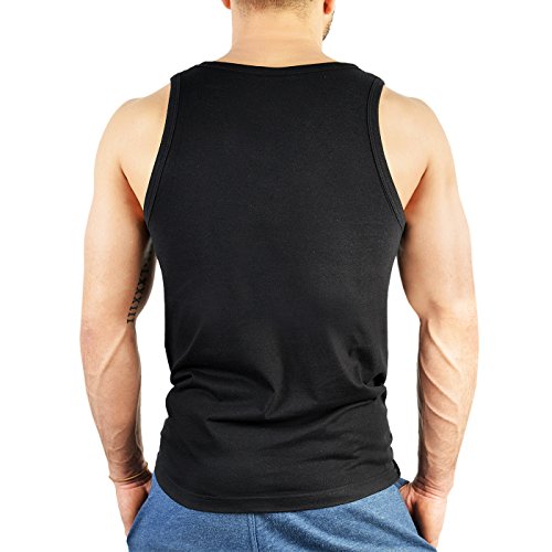 Art & Detail Shirt Neon Tank Top Herren: Thoughtful Pit Bull