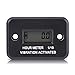 Produktbild Drahtlose Betriebsstundenzähler Digital Vibration Betriebsstundenzähler Gauge Wireless für vibrierende Maschine Motorrad ATV Boot Marine(Black)