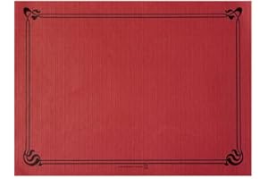 GreenFyA - 2000 Mantelines Individuales Biodegradables (31x43 cm)- Celulosa Extra - Protege tu Mesa y el Planeta con Estilo Eco-Friendly (Burdeos)