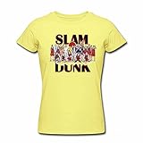 SLAM DUNK big family yellow Cotton T-shirt for Women-L