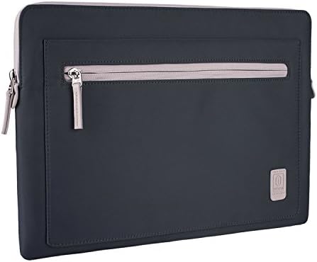 15.4 Inch Laptop Sleeve Case, EKOOS Waterproof Nylon Cloth Protector Lightweight Carrying Case Notebook Computer Cover Bag for 2016 New Macbook Pro 15 Touch Bar (A1707) | Surface Book and other Ultrabooks (15.4, Grey)