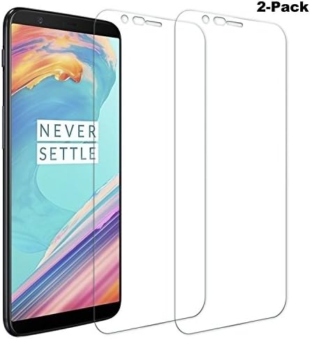 Songsong [2-Pack] OnePlus 5T Screen Protector, Tempered Glass Screen Protector Film for OnePlus 5T HD Ultra Clear Anti Scratch Bubble Free