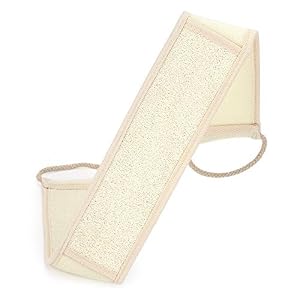 BESTOPE® Natural Loofah Exfoliating Back Scrubber Premium Scrubber Facial Exfoliator Pad - Image 2