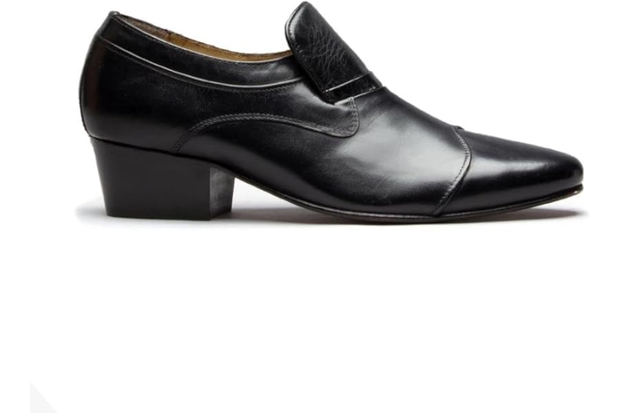 Club Cubano CARLUCCIO Mens Leather Cuban Heel Shoes
