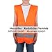 Produktbild Warnweste orange Größe S für Kinder von 7-12 Jahren