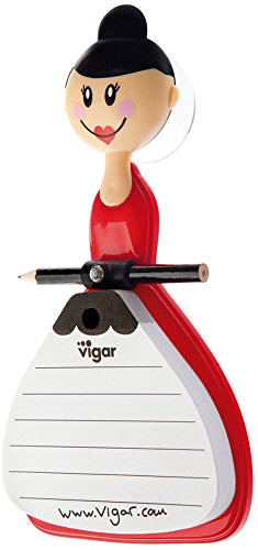Vigar Dolls Julia Notziblock, rot/schwarz