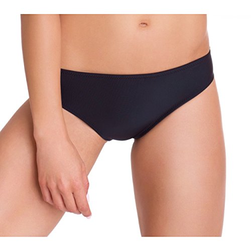 Aquarti Bikini Hose Damen Badepants Slip Badeslip Panty Unifarben Gemustert - 5