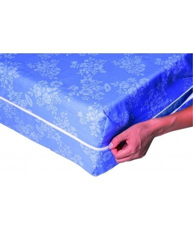 spécification MATIN CALIN Housse à Matelas damassé 140 x 190 cm - Rénove Matelas damassé imprimé