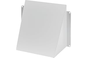 Repa Market 150 x 150 mm biała ocynkowana stalowa kratka wentylacyjna - prostokątna zewnętrzna kratka wentylacyjna - metalowa zewnętrzna osłona odpowietrznika - osłona kanału