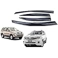 Auto Royal Unbreakable Car Window Door Visor/Rain Guard/Wind Deflector Compatible for (Toyota Fortuner (Old))