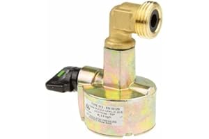 Kosangas Gaslow Adaptateur pour bouteille de gaz propane 27 mm Entrée latérale