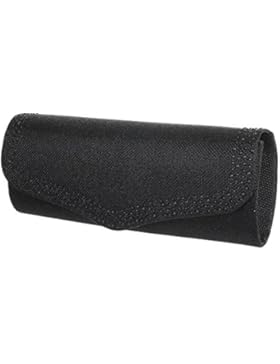 iTal-dEsiGn Damentasche Kleine Abendtasche Clutch Schultertasche Synthetik TA-HL005