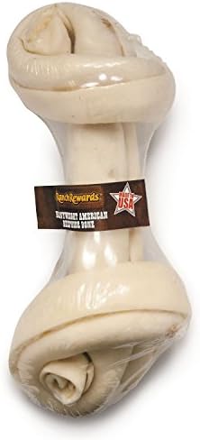 Ranch Rewards Heavyweight Rawhide Bones — Durable Beefhide Chews for Dogs, 9–10"