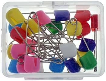 10PCS Candy Color Safety Pins Findings Safe Secure Clips For Baby Care Shower Cloth Diaper Pins Brooch Holder Randomly send