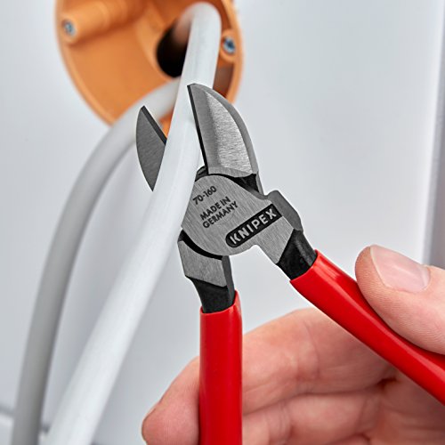 Knipex 70 01 160 Seitenschneider, präzises Schneiden bis Ø 4,0 mm, Länge 160 mm - 6