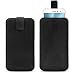 Produktbild ROYALZ Cover für Asus Zenfone 3 Ledertasche (auch geeignet für Zenfone 3 Deluxe, Laser und Max) Hülle Case Schutz Tasche Leder Handyhülle Schutzhülle Vintage-Leder schwarz