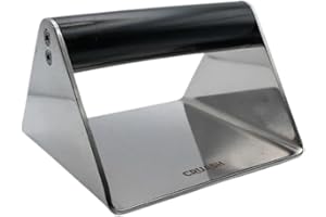 CRUASH SMASH TO CRUNCH Cruash Smasher Profesional de Acero Inoxidable para Smash Burgers, Prensa Hamburguesas, Smash Burger Smasher, Smasher hamburgesa, Aplastador de Hamburguesa