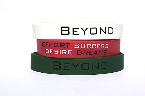 4 Fitness Armbänder Beyond Dreams | Power Silikonarmbänder - 5