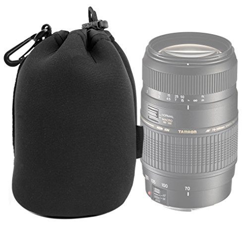 DURAGADGET Etui en n  opr  ne rembourr   pour objectifs Tamron Objectif AF 70-300mm F 4-5 6 Di LD IF Macro 1 2 Nikon