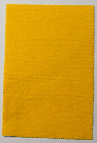 Fabrics-City Filzplatte ca. 20x30cm Klebefilze Stoff Wollfilz Selbstklebend Filz Stoffe, 4301 (gelb)