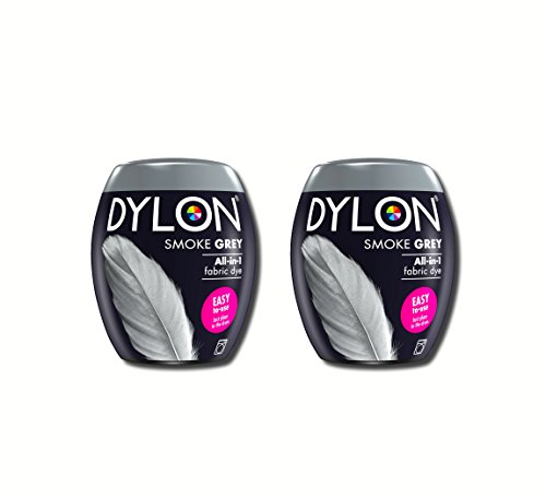 New Dylon 350 g Smoke Grau Maschine Dye Pod 2 Pack
