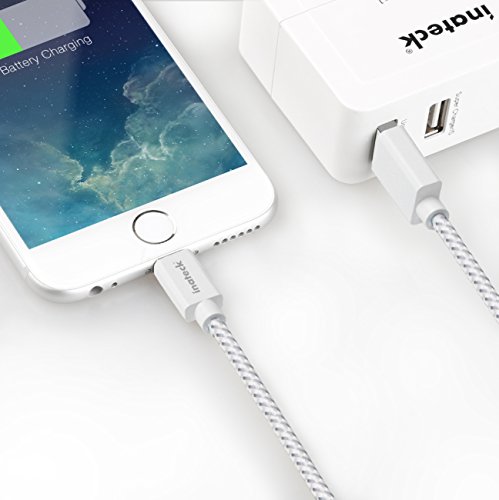 [Apple MFi zertifiziert] Inateck Lightning kabel für iPhone, iPad, iPod, Apple USB Ladegerät Kabel fürs Laden und Synchronisieren, 1,2m – weiß - 5