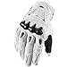 Produktbild Wovemster Taktische Handschuhe Motorrad Herren Vollfinger Mit Gepolstertem Rückenseite Geeignet Für Outdoor Sports Ritter Motorrad Motocross,XL(White)