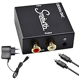 【High Quality Device】 Build-in Hochleistungs-RTOS-Betriebssystem, unterstützt DTS / Dolby AC3 / LPCM / PCM-Format. Unterstützt Abtastrate bei 32, 44,1, 48, 96 und 192 kHz; 24-Bit-S / PDIF-ankommender Bitstrom auf den linken und rechten Kanälen. Bietet elektromagnetisch-geräuschfreie Übertragung