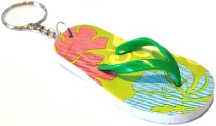 Flip Flop Keyring /Novelty Sandal Keychain / Multi Colours (Flip Flop 4)