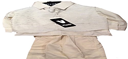 4-Piece Boys All Cream Suit