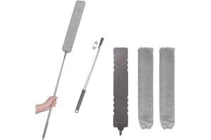 Brosse à poussière de Chevet ZAKAZAKA Plumeau Télescopique, Retractable Gap Dust Cleaner 245 cm pour Canapé-lit Meuble Plancher Poussière Domestique