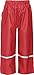 Playshoes Rain Waterproofs Easy Fit Boy's Trousers Red, 9-12 months (80cm)