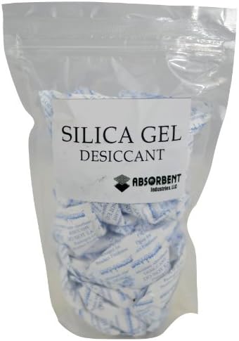 20 gram X 20 PK Silica Gel Desiccant Moisture Absorber -FDA Compliant Food Safe