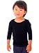 American Apparel Infant Baby Rib Long Sleeve Lap T-Shirt - Black / 18-24M