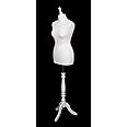The Shopfitting Shop DELUXE Size 14/16 Female Dressmaking Dummy Tailors Bust Mannequin CREAM - View #3