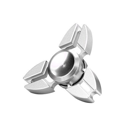Fidget Spinner Finger Toy Relieves Your Anxiety Boredom Stress Reducer for Kids Adults (Alloy silver) Fidget Spinner Finger Toy Relieves Your Anxiety Boredom Stress Reducer for Kids Adults (Alloy silver)