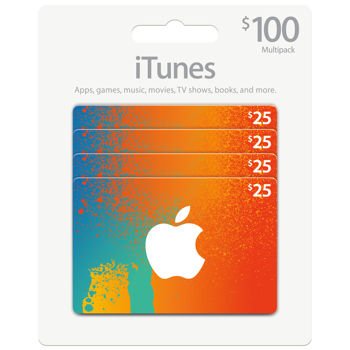 Itunes Gift Card Multipack (Pack Of 4) (799366152156)