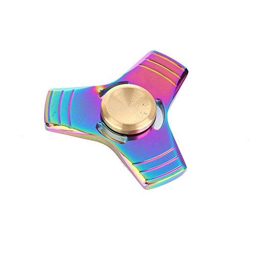 WINWINTOM EDC Finger Gyro Tri Fidget Hand Spinner Mixed Ceramic Bearing Desk Toy