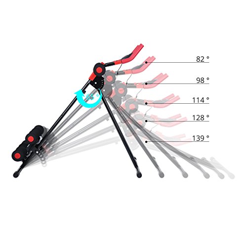 Finether Bauchtrainer Bauchmuskeltrainer Bauchwegtrainer AB Trainer 5-Minutes-Shaper 6 Intensitätsstufen Bauchtraining-Gerät Heimtrainer Fitnessgerät für Bauchmuskeltraining faltbar - 4