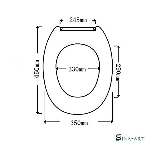WC-Sitz Family Comfort Duroplast und aus hochwertigem UF, kratzfest und belastbar, Weiß - 6