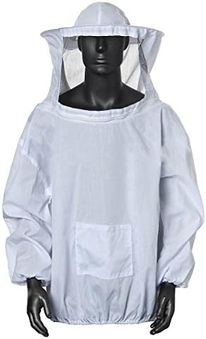 Beekeeper Beekeeping Protective Veil Suit Dress Jacket Smock + Bee Hat Equipment