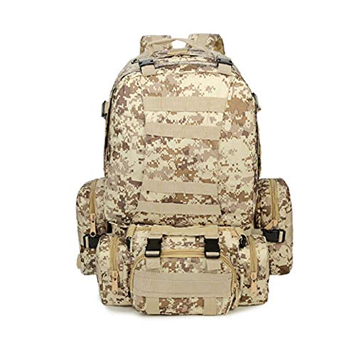 Preisvergleich Produktbild Rucksack Für Taktischer Rucksack, Multifunktionaler Wasserdichter Beiläufiger Kampierender Trekking-Rucksack Für Das Radfahren Reise-kletternder Bergsteiger-im Freiensport 36-55L,Camouflage3-36-55L